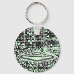 Porte-clés Soucoupe volante Zaade 12