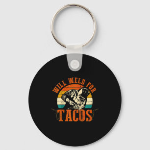 Porte-clés Soudra Tacos Soudeur Costume de Soudage Drôle Soud