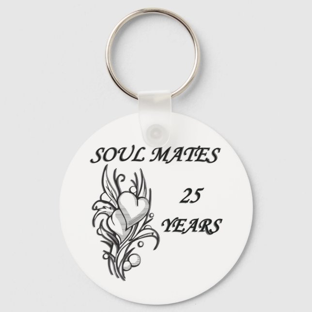 Porte-clés SOUL MATES 25 ans (Recto)
