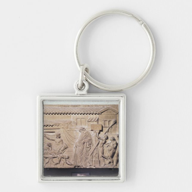 Porte-clés Soulagement dépeignant Dionysus à la maison de (Devant)
