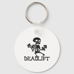 Porte-clés Soulevé de terre Halloween squelette Workout Bodyb