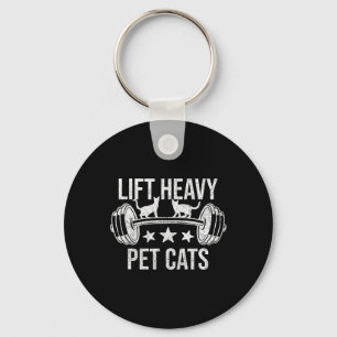 Porte-clés Soulever des chats domestiques lourds Bodybuilding