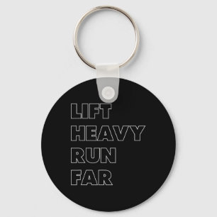 Porte-clés Soulever lourd courir loin sport hybride forme fit