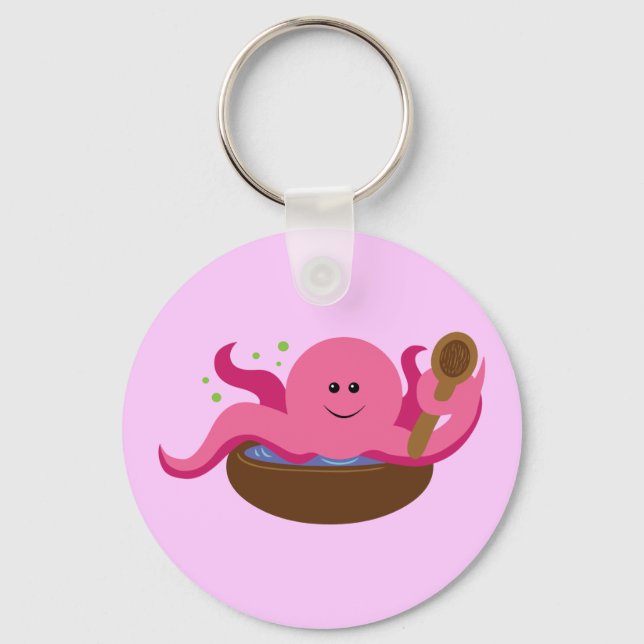 Porte-clés Soupe d'octopus (Recto)