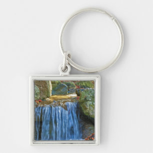 Porte-clés Source d'eau bleue
