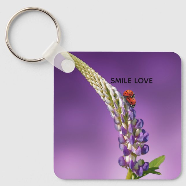 PORTE-CLÉS SOURIRE AMOUR  (Recto)
