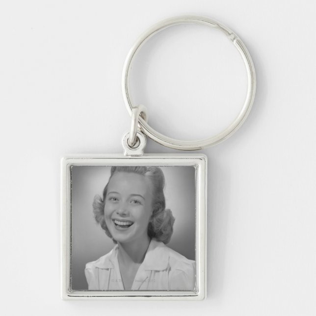 Porte-clés Sourire de femme (Devant)