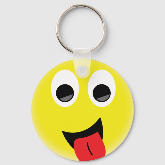 Porte-clés Sourire de langue (Recto)