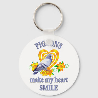 Porte-clés Sourire de pigeon