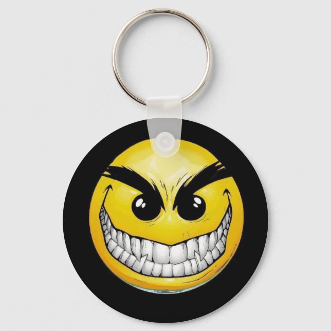 Porte-clés sourire malfaisant (Recto)
