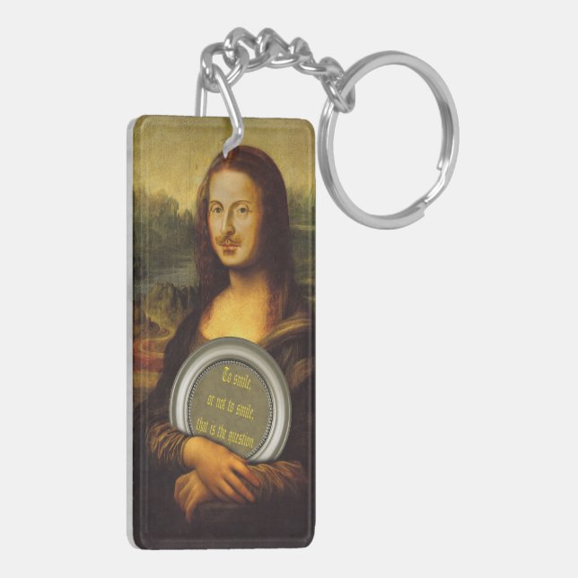 Porte-clés Sourire Ou Ne Pas Sourire (Dos gauche)