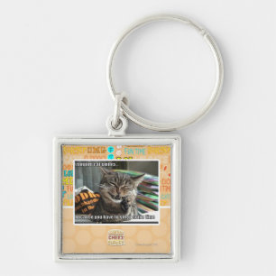 Porte-clés sourires de chat de vampire