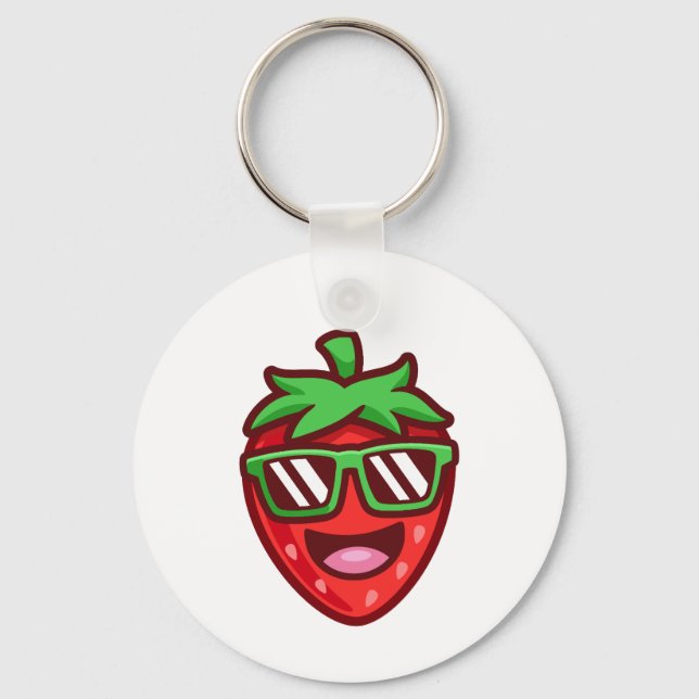 Porte-clés Sourires de Fraise (Recto)