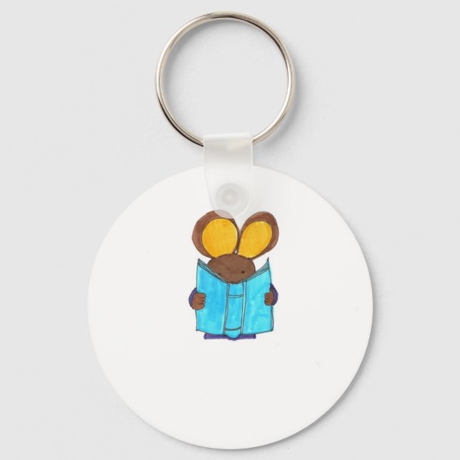 Porte-clés Souris Le Ver Du Livre (Recto)