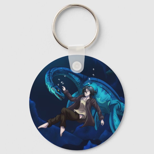 Porte-clés Sous l'eau avec Plesiosaurus (Recto)