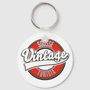 Porte-clés Sousse tunisia vintage style logo