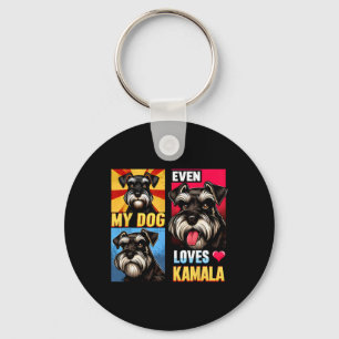 Porte-clés Soutenez Kamala Harris Même Mon Chien Aime Le Chie