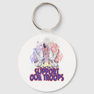 Porte-clés "Soutenez nos troupes "