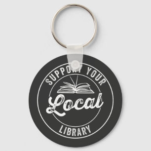 Porte-clés soutenez votre bibliothèque locale