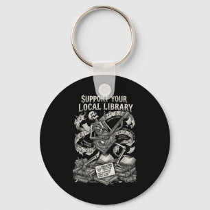 Porte-clés Soutenez votre librairie locale gothique