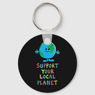 Porte-clés Soutenez Votre Planète Locale - Jour des terres To