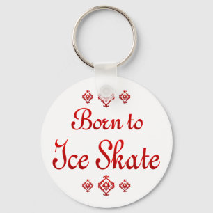 PORTE-CLÉS SOUTENU AU PATIN DE GLACE