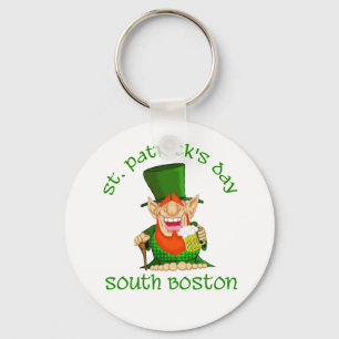 Porte-clés ~South Boston de Jour de la Saint Patrick