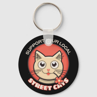 Porte-clés Soutien à vos chats de rue locaux