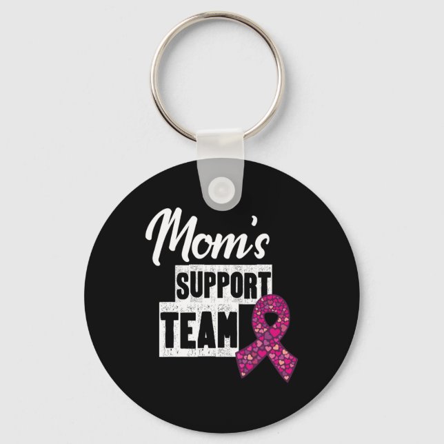 Porte-clés Soutien de la mère du cancer du sein (Recto)