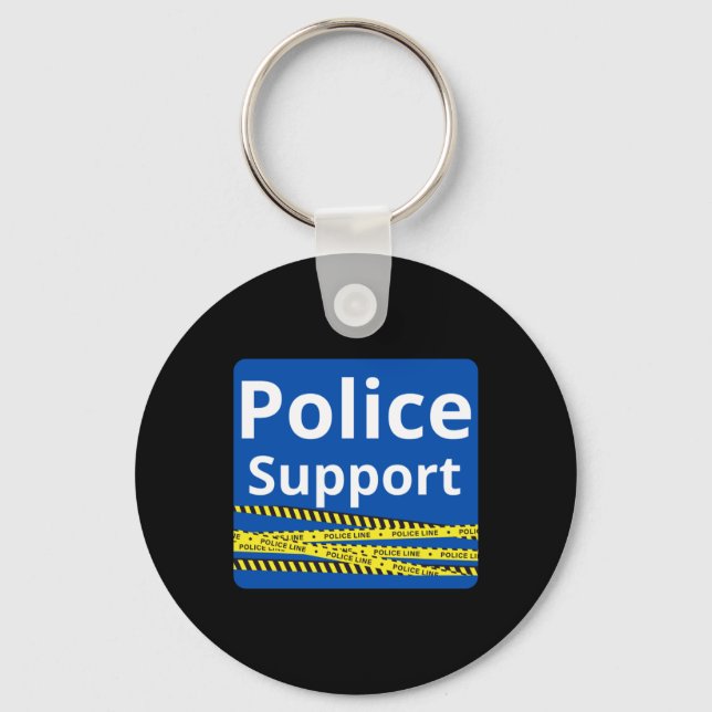 Porte-clés Soutien de la police (Recto)