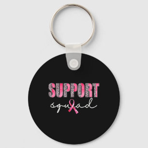 Porte-clés Soutien de l'équipe Leopard Rose guerrier Cancer d