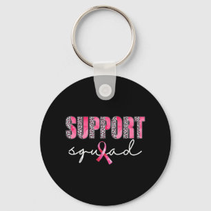 Porte-clés Soutien de l'équipe Leopard Rose guerrier Cancer d
