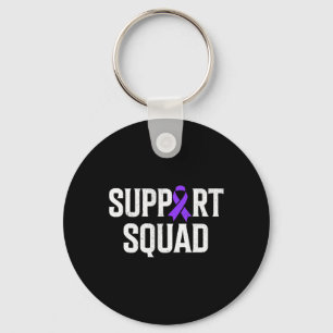 Porte-clés Soutien de l'équipe Soutien Sensibilisation au can