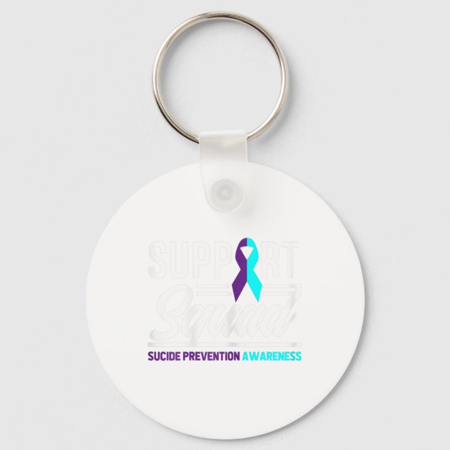 Porte-clés Soutien de l'Escadron pour la sensibilisation à la (Recto)