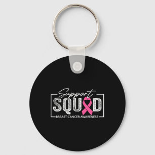 Porte-clés Soutien du guerrier du cancer du sein Équipe du ca
