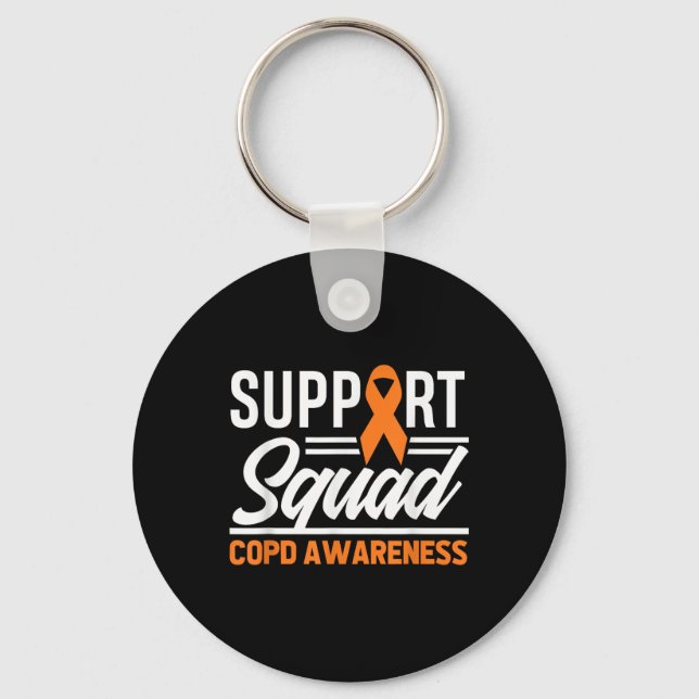 Porte-clés Soutien du guerrier du copd Escadron Sensibilisati (Recto)