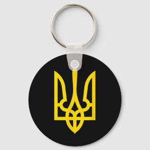 Porte-clés Soutien du trident national ukrainien à la démocra