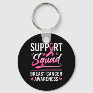 Porte-clés Soutien Équipage jumelé Famille Cancer du sein