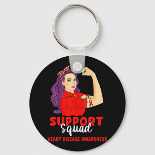 Porte-clés Soutien Escadron Red Warrior Sensibilisation aux m