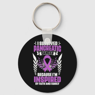 Porte-clés Soutien Pancreas Survivante Pancreatic Cancer Awar