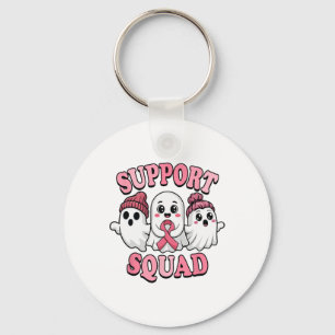 Porte-clés Soutien Squad Ghosts mignon Sensibilisation au can