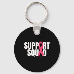 Porte-clés Soutien Squad Pink Ribbon Sensibilisation au cance