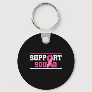 Porte-clés Soutien Squad Sensibilisation au cancer du sein Ru