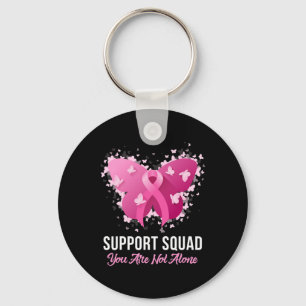 Porte-clés Soutien Squad Sensibilisation au cancer du sein Ru