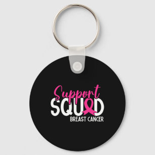 Porte-clés Soutien Squad Sensibilisation au cancer du sein Ru