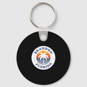 Porte-clés Souvenir de Brandon Floride Fl Rétro Coucher de so