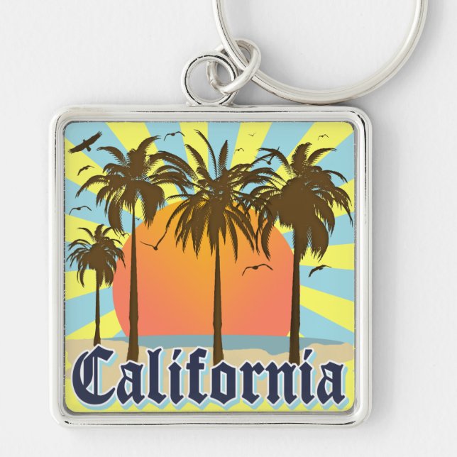 Porte-clés Souvenir de cru de la Californie (Devant)