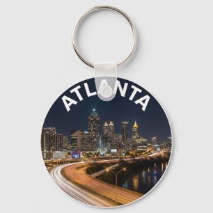 Porte-clés Souvenir de la ligne d'horizon d'Atlanta Géorgie,
