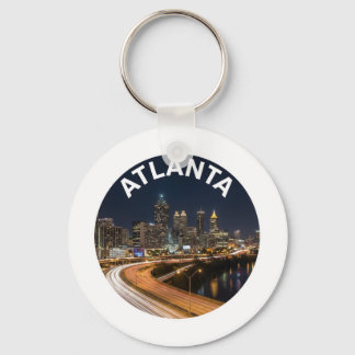 Porte-clés Souvenir de la ligne d'horizon d'Atlanta Géorgie,