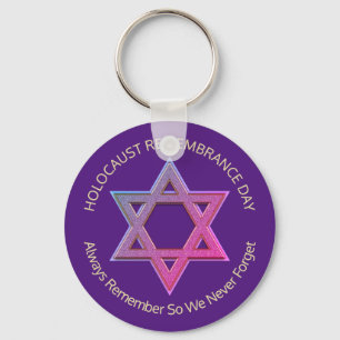 Porte-clés Souvenir de l'Holocauste YOM HASHOAH